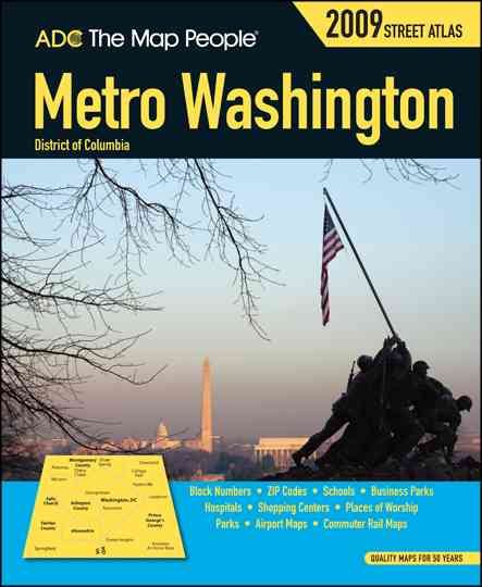 Adc the Map People 2009 Washington, District of Columbia Street Atlas cover