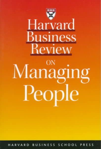 Harvard Business Review on Managing People (Harvard Business Review Paperback Series) cover