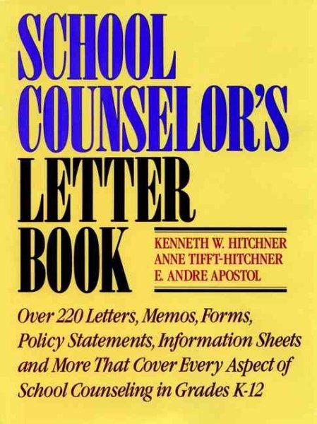 School Counselor's Letter Book cover