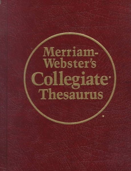 Merriam Webster's Collegiate Thesaurus cover
