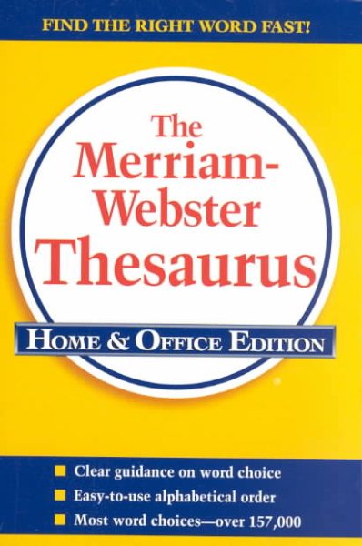 The Merriam-Webster Thesaurus cover