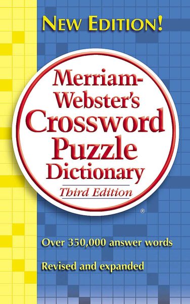 Merriam-webster's Crossword Puzzle Dictionary cover