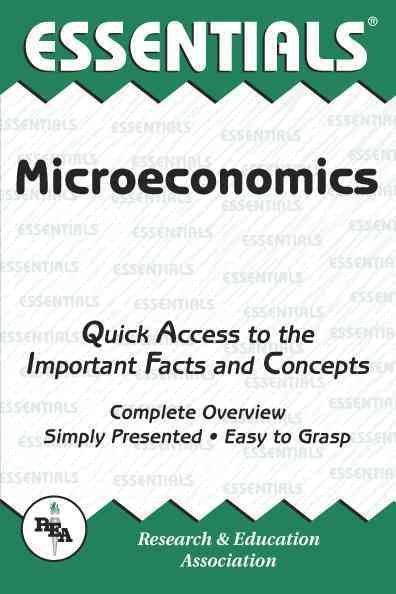 Microeconomics Essentials (Essentials Study Guides) cover