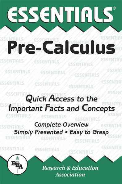 Pre-Calculus Essentials (Essentials Study Guides) cover