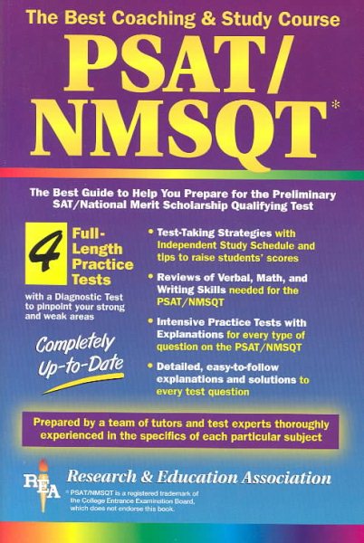 PSAT / NMSQT -- The Best Coaching and Study Course for the PSAT &  NMSQT (SAT PSAT ACT (College Admission) Prep) cover