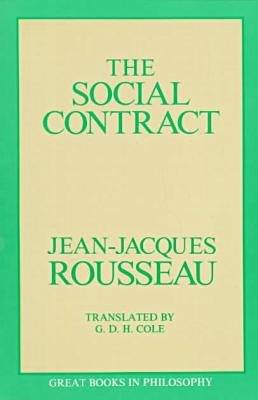 The Social Contract (Great Books in Philosophy) cover