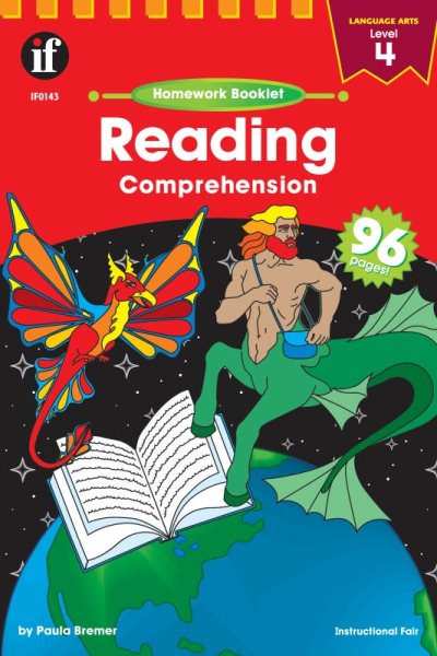Reading Comprehension Homework Booklet, Level 4 (Homework Booklets) cover