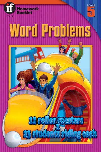 Word Problems Homework Booklet, Grade 5 (Homework Booklets) cover