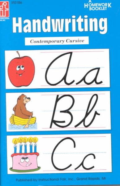 Handwriting Contemporary Cursive Homework Booklet (Homework Booklets) cover