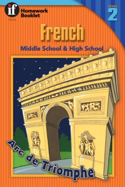 Middle School / High School French, Level 2 (A Homework Booklet) (English and French Edition) cover