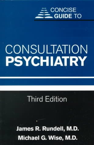 Concise Guide to Consultation Psychiatry (Concise Guides) cover