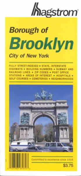 Hagstrom Brooklyn New York City Pocket Map cover