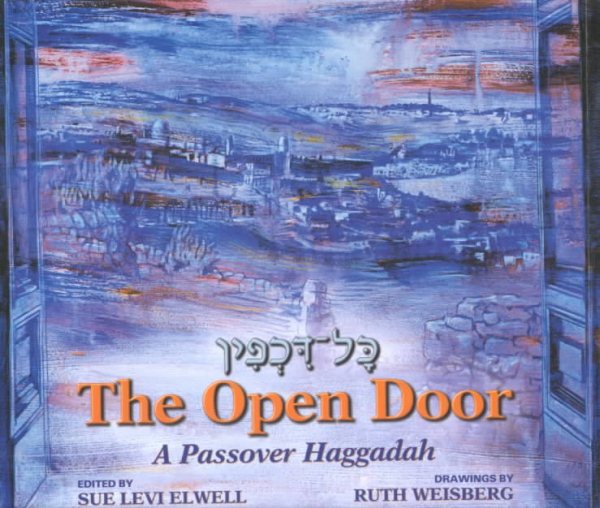 The Open Door: A Passover Haggadah (English and Hebrew Edition) cover