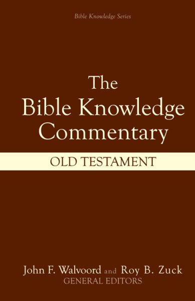 The Bible Knowledge Commentary (Old Testament:) cover