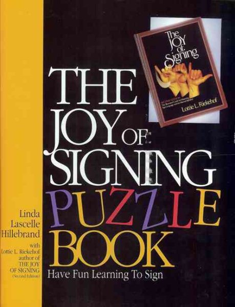 The Joy of Signing Puzzle Book cover