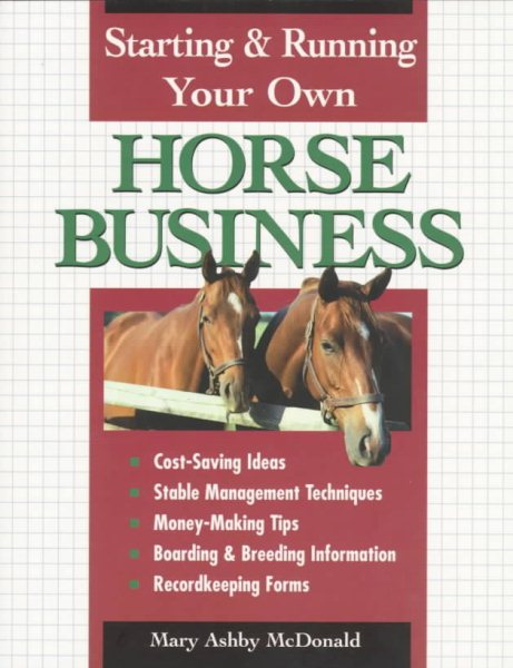 Starting & Running Your Own Horse Business cover