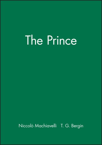 Machiavelli The Prince (Crofts Classics) cover