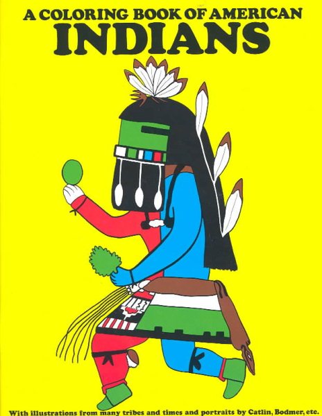 A Coloring Book of American Indians cover