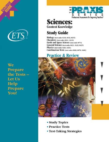 Sciences: Content Knowledge Study Guide (Praxis Study Guides) cover