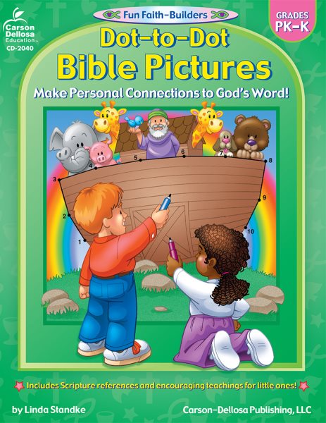 Dot-to-Dot Bible Pictures, Grades PK - K (Fun Faith-Builders)