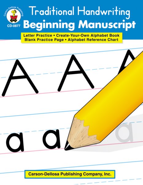 Traditional Handwriting: Beginning Manuscript, Grades K - 2 cover