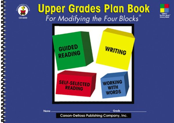 Upper Grades Plan Book for Modifying the Four-Blocks®, Grades 4 - 8 cover