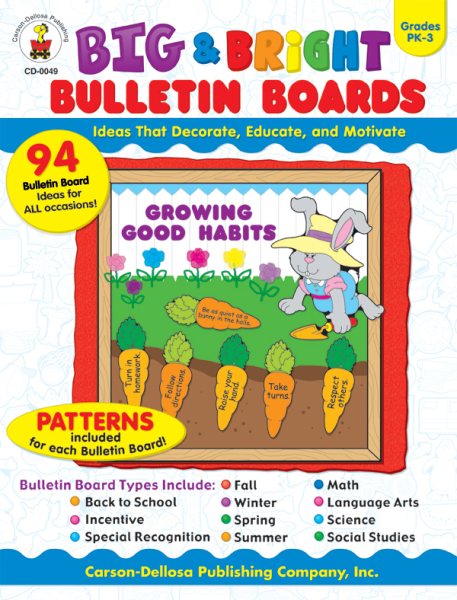 Big & Bright Bulletin Boards, Grades PK - 3 cover