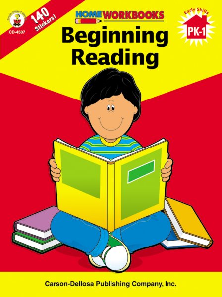 Beginning Reading, Grades PK - 1 (Home Workbooks) cover