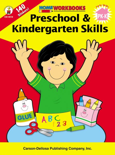 Preschool & Kindergarten Skills, Grades PK - K (Home Workbooks)