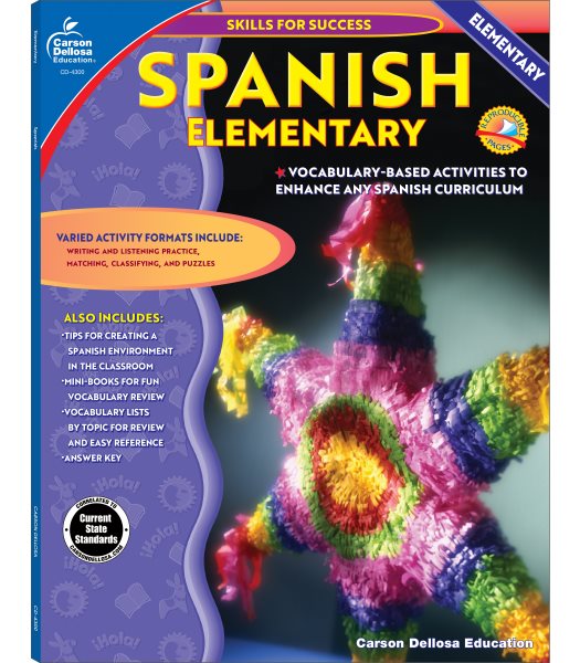 Spanish, Grades K - 5: Elementary (Skills for Success) cover