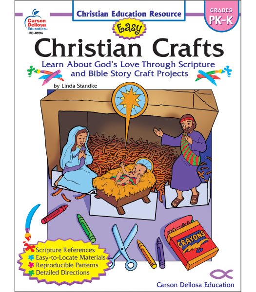 Easy Christian Crafts, Grades PK - K (Christian Education Resource) cover