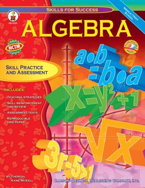 Algebra: Skill Practice and Assessment for Middle/High School (Skills for Success Series) cover