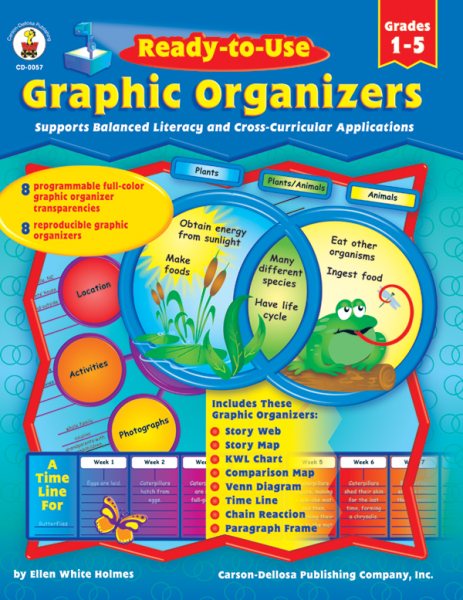 Ready-to-Use Graphic Organizers, Grades 1 - 5 cover