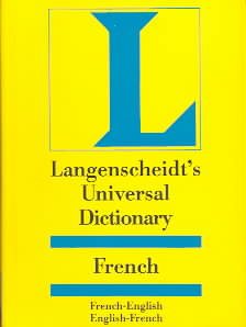 Langenscheidt's Universal Dictionary: French English English French (Langenscheidt's Pocket Dictionaries) cover