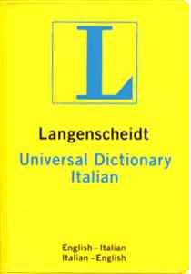 Langenscheidt's Universal Dictionary Italian-English English Italian: English-Italian Italian-English