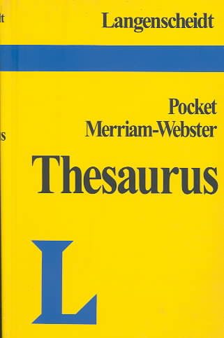 Langenscheidt's Merriam-Webster Pocket Thesaurus
