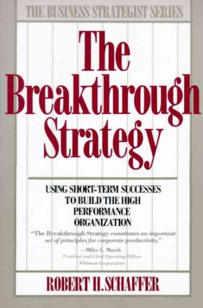 The Breakthrough Strategy cover
