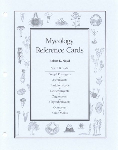 Mycology Reference Cards: Set of 8 Cards cover