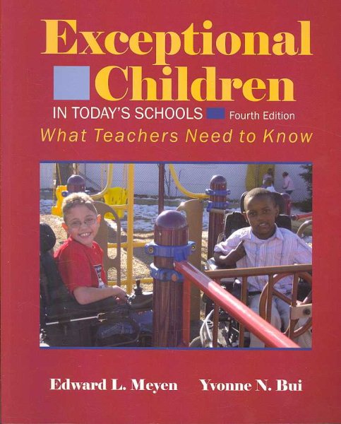 Exceptional Children in Today's Schools: What Teachers Need to Know cover