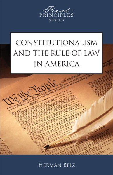 Constitutionalism And The Rule Of Law In America cover