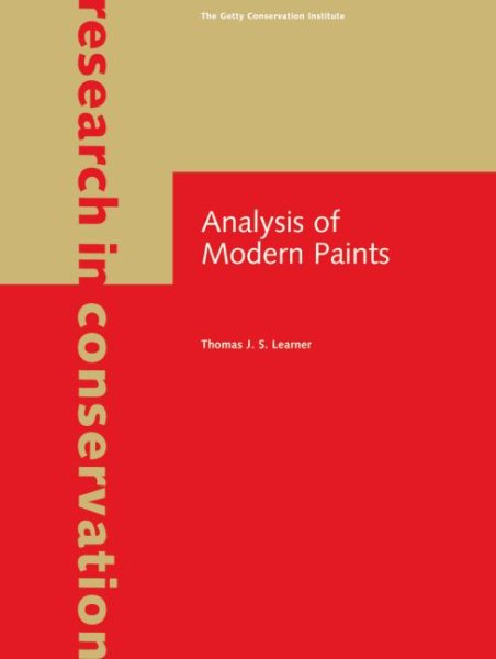 Analysis of Modern Paints (Research in Conservation) cover