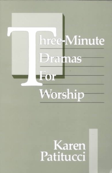 Three-Minute Dramas for Worship cover