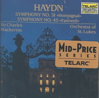 Haydn: Symphonies No. 31 & No. 45 cover