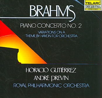 Brahms: Piano Concerto No. 2 / Variations on a Theme by Haydn for Orchestra Op. 56a cover