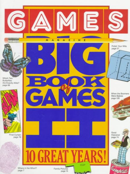 Games Magazine Big Book of Games II: 10 Great Years! cover