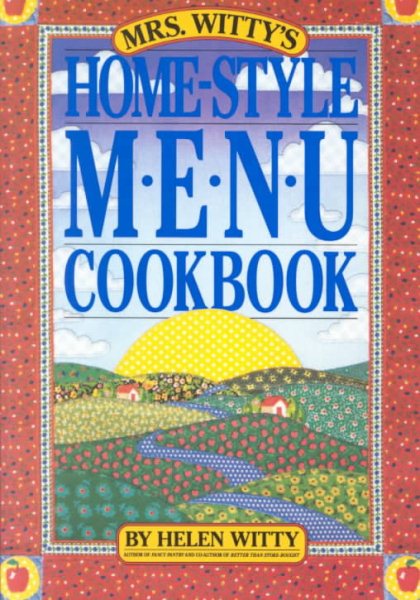 Mrs. Witty's Home-Style Menu Cookbook cover