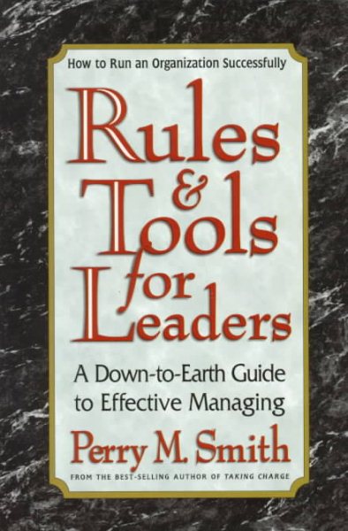 Rules and Tools for Leaders cover