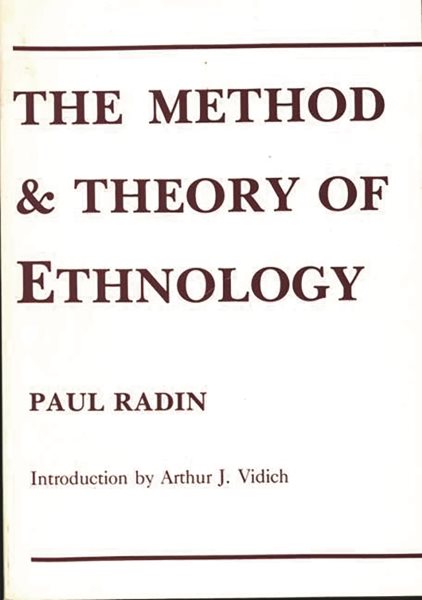 The Method and Theory of Ethnology cover