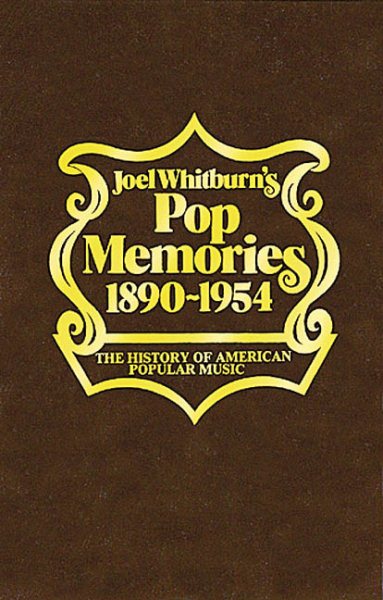 Pop Memories 1890-1954: The History of American Popular Music cover