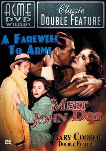 Gary Cooper Double Feature: A Farewell to Arms/Meet John Doe [DVD] cover
